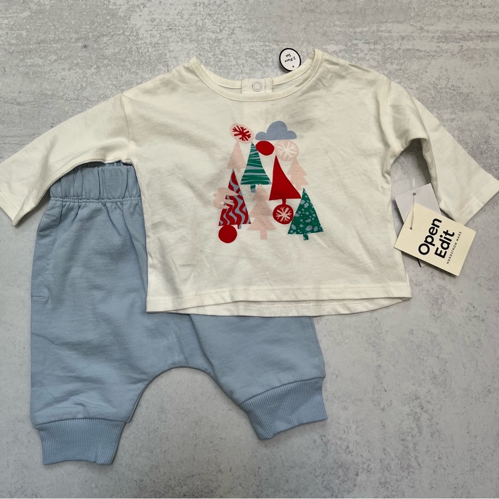 Babies Open Edit 2 Piece Set 3m